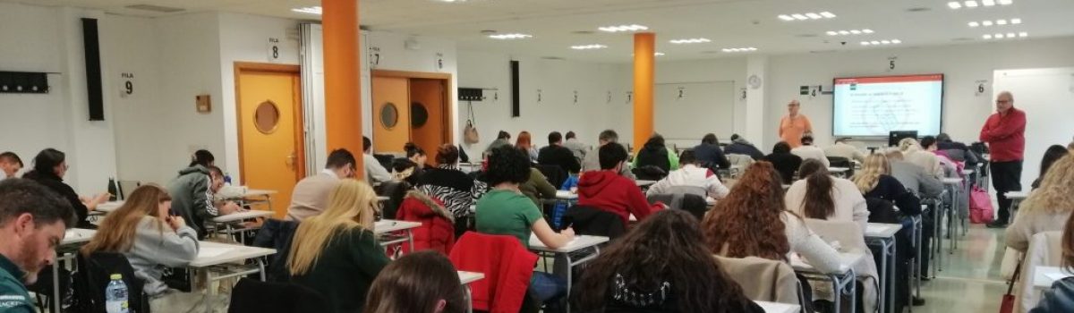 LA UNED DE CIUDAD REAL COMIENZA LOS EXÁMENES PRESENCIALES DEL PRIMER CUATRIMESTRE
