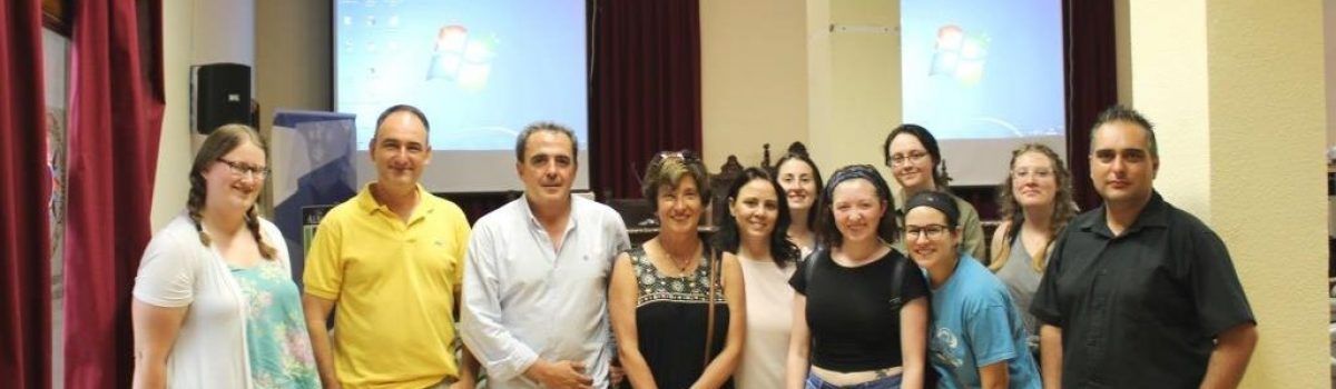 EL CENTRO UNIVERSITARIO ASOCIADO A LA UNED DE CIUDAD REAL RECIBE A UNA DELEGACIÓN DE LA UNIVERSIDAD DE IOWA, ACOMPAÑADOS POR LA ALCALDESA DE TERRINCHES