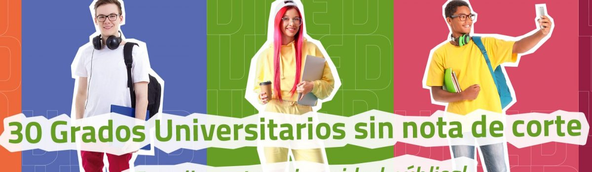 ABIERTO EL PLAZO DE ADMISIÓN PARA ESTUDIOS DE GRADO EN LA UNED