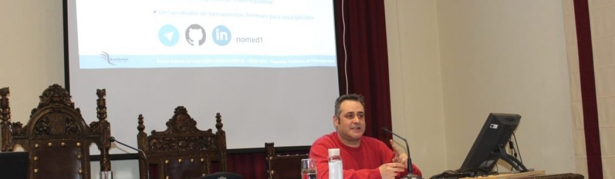 “HABLEMOS DE CIBERSEGURIDAD”, HA SIDO EL SUGERENTE TÍTULO DE LA CONFERENCIA QUE SE HA IMPARTIDO EN LA UNED, DENTRO DEL CURSO “EXPERTO EN SEGURIDAD Y DEFENSA (E.S.D. NIVEL II)”