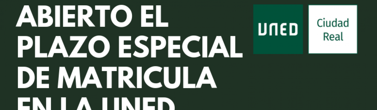LA UNED ABRE PLAZO DE ADMISIÓN PARA ESTUDIOS DE GRADO, ASÍ COMO ALGUNOS TÍTULOS DE POSTGRADO OFICIAL