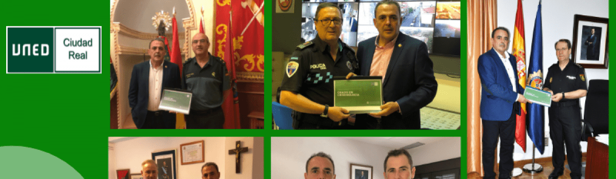 EL DIRECTOR DE LA UNED PRESENTA EL GRADO DE CRIMINOLOGÍA A LAS FUERZAS Y CUERPOS DE SEGURIDAD